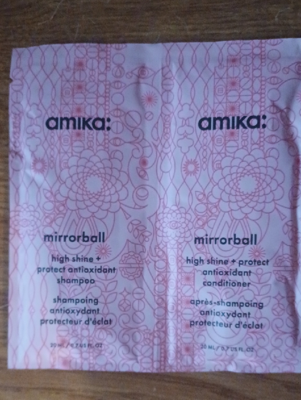 amika Mirrorball Shampoo 20 ml & Conditioner 20 ml